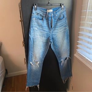 Madewell High Rise Slim Boyjean size 25